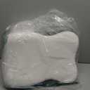 Knee Pillow for Side Sleepers, Memory Foam LegPillow Between Knees, Relieves Back, Hip & Knee PainWhile Aligning Spine, Adjustable Strap, 14 Inch (White)