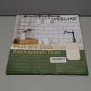 VEELIKE Cream Beige Peel and Stick Backsplash for Kitchen Square Peel and Stick Tile Backsplash 6 Sheets Self Adhesive Back Splash Tiles for Bathroom Waterproof Ceramic Wall Tile Stickers 12''x12''