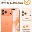 GVIEWIN for iPhone 17 Pro Max Case, with Screen Protector+Full Camera Protection, [NonYellowing] Clear Floral Slim Shockproof Protective Women Phone Case for iPhone 17 Pro Max 6.9", Magic Butterfly