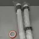 2Pcs 11535 Pool Sand Filter Pump Hose &Sealing Tape,16'' Pool-Pump Replacement Hose,1.5'' Dia In-tex Interconnecting Hose,Flexible Water Pool-Hose for Filter Pump,Saltwater Systems