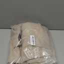 Greyish Brown Natural Linen Curtains 84 Inch Length 2 Panels for Living Room, Pinch Pleated Light Filtering Semi Sheer Boho Window Drapes for Bedroom Hooks Back Tab Curtain 84 Inches Long Light Tan,Greyish Brown, 40"W x 84"L( Pack of 2)