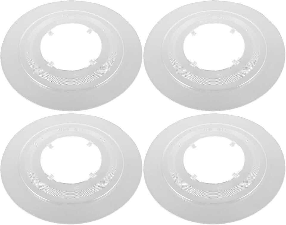 Totority Bicycle Flywheel Guard 4Pcs Transparent Spoke Protector for Mountain & Road Bikes, Card-Type Four-Claw Wheel Cover, Durable Chain Guard to Prevent Chain-Spoke Jamming