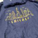 Chicago Skyline Illinois Vintage Pullover Hoodie XL