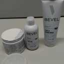 Bevel Facial Skin Care Set for Men - Mens Skincare Kit Routine Includes Face Wash with Aloe Vera, Glycolic Acid Exfoliating Pads, Lightweight Face Moisturizer, Helps Treat Blemishes and Bumps