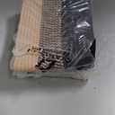 Storage Basket for Organizing, Woven Baskets for Storage, Rectangle Decorative Baskets for Shleves, Closet, Toys, Books, Nursery Organizer Bins - Pack of 3 (Black & Brown)