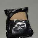 Compression Pantyhose for Women & Men, 2 Pairs 15-20mmHg Medical Graduated Compression Stockings Leggings (Medium, Open Toe/Black*Beige/2 Pair)