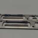 2Pcs Door Security Strike Plates - Heavy Duty Stainless Steel Long Plate for Enhanced Home Security, Easy Installation Door Lock Reinforcement