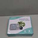 Automatic Plant Waterer Indoor Self Watering System for 15 Potted Plants, Auto Drip Irrigation Kit Programmable Water Timer with Smart Humidity Detection (White)