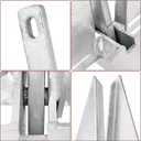 MARINE SYSTEM Galvanized Fluke Anchor 8 LB 10 LB 13 lb for Different Size Boats Pontoon, Deck, Fishing, and Sail