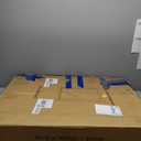 Medicine Cabinet Mirror 24 x 36 Inch Farmhouse Bathroom Mirror Door Solid Wood Storage Cabinet with Adjustable Shelves, Wall Mounted for Bathroom Living Room, Grey