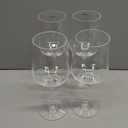 18-ounce Unbreakable Wine Glasses-Acrylic Plastic Stem Wine Glasses, set of 6-All Purpose,Red or White Wine Glass,Dishwasher Safe,BPA Free (Clear, Medium)