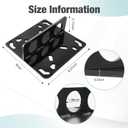 W41034 Engine Stand, Engine Lift Plate, 1/2 Ton (1,000 Lbs.) Capacity Universal Engine Lift Plate (Black)