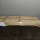 Wellmet Boho Chandelier Light Fixture 42 Inch, Farmhouse Rattan Pendant Light for Dining Room, Rustic Rectangular Chandeliers for Living Room, Bedroom, Kitchen Island (Rattan, 42 Inches)