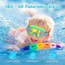 VegoVia Kids Swim Goggles 2 Pack, Anti-Fog UV Protection Wide View Swimming Goggles for kids 3-15 Youth Boys Girls Toddler