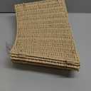 OIAHOMY Christmas Tree Collar, Wicker Holiday Tree Skirt & Stand Base Cover, Paper Rope Christmas Decor, Natural-27 inch (X-Large)