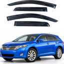 IG Window Visors Fit for 2009-2016 Toyota Venza, Out-Channel Rain Guards Vent Wind Deflectors 4PC, Car Accessories for 09-16 Venza