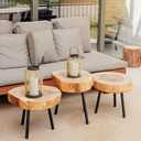 Natural Rattan Boho Lanterns - Handcrafted Chic Decor to Enhance Your Home - Modern Farmhouse Beauty Perfect for Any Living Room, Patio & Porch, Indoor and Outdoor Coffee Table or Kitchen Dining Table