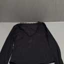 Navneet Women Sexy V Neck Lace Long Sleeve Shirts Crop Top Fall Cute Going Out Tops (Medium, Black)