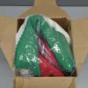 LemonRoad 36 Pcs Christmas Cloth Napkins and Napkin Ring Holders, Reusable Fabric with Pine Needle Red Fruit Napkin Rings for Xmas Table Decor, Banquet, Holiday Dinner Party, Wedding Party Supplies (Red, Green, White)