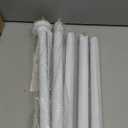 Shower Curtain Rod 31-80 in Adjustable Curtain Rod No Drilling Tension Shower Rod Stainless Steel for Bathroom Room Divider, White