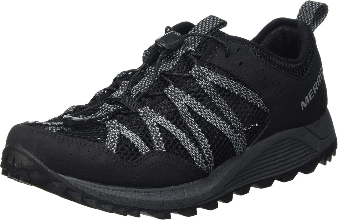 Merrell Men's Wildwood Aerosport Sneaker (10, Black)