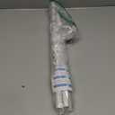 White Curtain Rod, Heavy Duty Curtain Rods for Windows Adjustable, 1 inch Metal Drapery Rods with End Cap Finials, Modern Drapery Rods for Sliding Door, Bedroom, Living Room, Size: 64 In