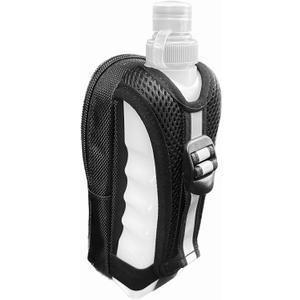 HydroBlast Handheld Running Water Bottle 12 oz of Quick Hydration for Long Distance Running with Large Storage Holder for Phone