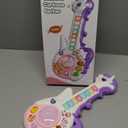 Marstone Toys for 1 2 Year Old Girl Birthday Gifts: Baby Musical Unicorn Toys 12-18 Months, Educational Cartoon Guitar for Toddler Boy Kid 1-3, Infant 1st First Interactive Learning Birthday Present