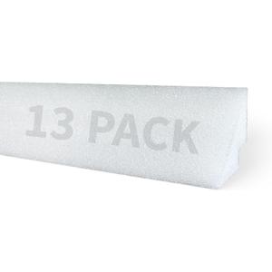 Blue Wave Peel and Stick Pool Cove for Above Ground Pools, 13-Pack – Resilient HDPE Construction – 53-Ft of Total Liner Coverage for up to 15-Ft Round Pools – Sand Cove Alternative