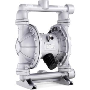 VEVOR Air Operated Double Diaphragm Pump, 44GPM, Max 115PSI Air Waste Oil Pneumatic Transfer Pump with 2 Extra Diaphragms, 1-1/2 inch Inlet & Outlet Aluminum Alloy Diaphragm Pump for Diesel Grease Oil