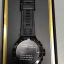 Smart Watch for Men Answer/Make Call for Android iPhone, 1.43" AMOLED HD Screen Mens Luxury Watch, 400mAh Heavy Duty Smartwatch Heart Rate Blood Oxygen Blood Pressure Sleep Monitor Pedometer, 2 Straps (Black)