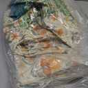 ISAENNE Vintage Beige Linen Semi Blackout Curtains with Grommets,Western Floral Pattern Decor Cottage Curtain for Kitchen Living Room Bedroom Window,2 Panels 53 Inches Wide by 79 Inches Long -Flora