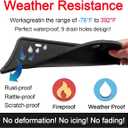 Car License Plate Frame, 2 PCS Anti-Theft Universal Silicone License Plate Frame for Cars, SUVs, Vehicles, Rustproof License Plate Frame, Auto Accessories for Men & Women (Black)