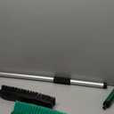 76.7" Sturdy Handle Water Push Floor Broom Green Bristles Cleaning Path 12.2" for Soft Cleaning Car Wash Boat and Solar Panel Black for Hard Floor Clean