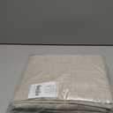 NICETOWN 100% Blackout Linen Curtains 90" Long for Bedroom, Thermal Insulated Living Room Curtains with Liner, Farmhouse Style Linen Blend Window Draperies for Dining Room (2 Panels, 52" W, Natural)