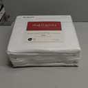 Mellanni Extra Deep Queen Sheets - 4 PC Iconic Collection Bedding - Hotel Luxury, Ultra Soft, Cooling Bed Sheets - Wrinkle, Fade, Stain Resistant (Queen, White)