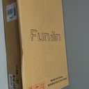 Fundin White Plastic Medicine Cabinet, Mirror Door with Round Corner Metal Frame, Recessed and Surface Mount Bathroom Wall Medicine Cabinet, 16 x 28 inch Mirror Size