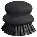 Dish Brush with Handle, Kitchen Scrub Brushes for Cleaning, Dish Scrubber with Nylon bristles for Sink, Pots, Pans(1Pack Black Nylon bristles)