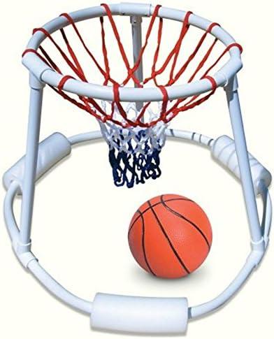 SWIMLINE Pool Basketball Hoop Floating Or Poolside Game With Real Feel Net & Float Foam For Kids & Adults Swimming Splash Super Hoops With Water Basketball Pools Toy Outdoor Summer 9162