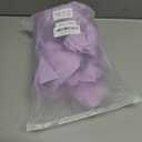 KKJIAF 3 Piece Toddler Sheet Set Microfiber, Includes a Flat Sheet, a Fitted Sheet and a Ruffle Pillowcase, Light Purple