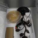 Touch Control Table Lamp with 2 USB Charging Ports, 3-Way Dimmable Bedside Nightstand Lamps, Amber Glass Shade Vintage Rural Leaf Lamp for Living Room, Bedroom, Dresser, LED Bulb Included (Bronze)