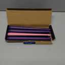 CANDWAX 10 Inch Advent Taper Candles Set of 4 - Long Burning Dripless Unscented Tapers - Perfect for Advent Wreaths, Christmas Dcor - 3 Purple Tapers, 1 Pink Tapered Candle