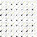 50Pack Plastic C7/G40 Replacement LED Light Bulbs - 0.6W Equivalent to 7W Incandescent Bulbs 2700K, E12 Screw Base Shatterproof & Waterproof LED Globe Light Bulbs for Outdoor String Lights