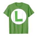Nintendo Super Mario Luigi Icon Costume T-Shirt Male XL