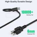 USB C Laptop Charger, 65W Chromebook Charger Compatible with HP Lenovo Dell Asus Acer Samsung Google Chromebook Fast Charger Type C