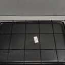 FDW Dog Crate for Small Dogs 18 Inch Folding Metal Wire Pet Cage Single Door W/Divider Panel Indoor Outdoor Kennel Leak-Proof Plastic Tray,Black