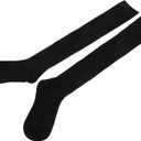 Thickened Wool Stockings Warm Over the Knee Socks for Autumn Winter Fits Black