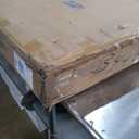 LINSY HOME Round Coffee Table, 31.5" Drum Coffee Table with Sliding Tambour Door, Fluted Accent Center Table with Storage, Mid Century Modern Coffee Table for Living Room, Walnut