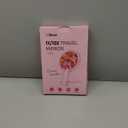 LitBear Travel Makeup Mirror with Lights, Rechargeable Double-Sided 10X/1X Magnifying Mirror, Portable Lighted Beauty Mirror, 3 Color Lighting, Dimmable Touch Screen, Tabletop Handhold Hanging (White) (Rose Gold)