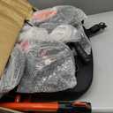 BlessReach Foldable Rollator Walkers with Seat for Seniors, 450 lb Capacity, 8'' Wheels, 18" Big Seat, 6-Position Adjustable Height, Heavy-Duty Aluminum Rolling Walker (Purple)